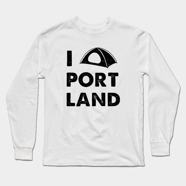 I Tent Love Portland Long Sleeve T-Shirt by karutees